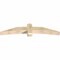 Ekena Millwork Bellingham Rough Sawn Timber Gable Bracket, Douglas Fir, 72"W x 15"H x 6"D x 6"F, 5/12 Pitch GBW072X15X0606BEL00RDF - alternate 2